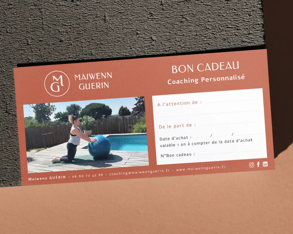 Carte Cadeau – Coaching Personnalisé